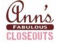 Ann's Fabulous Closeouts Promo Codes April 2024