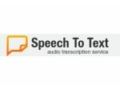 Speech To Text Service 5% Off Promo Codes May 2024