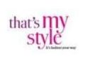 That's My Style Promo Codes January 2022